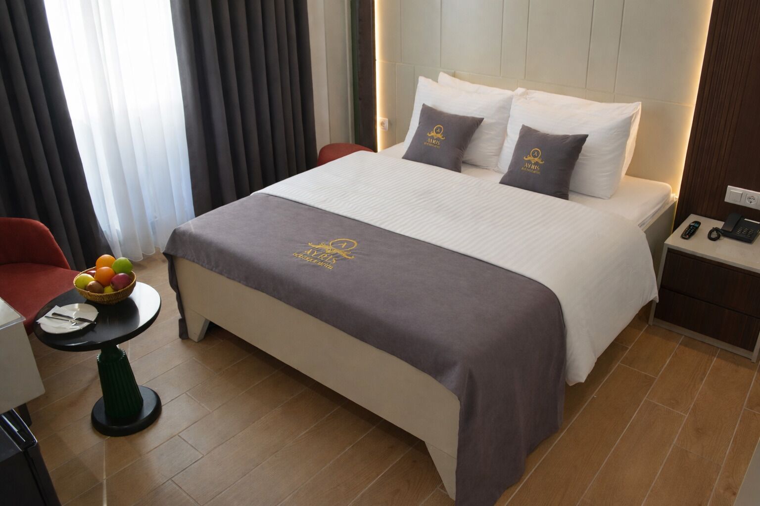 Standard Double Room, Balcony | In-room safe, desk, laptop workspace, blackout drapes