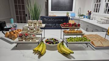 Daily buffet breakfast for a fee