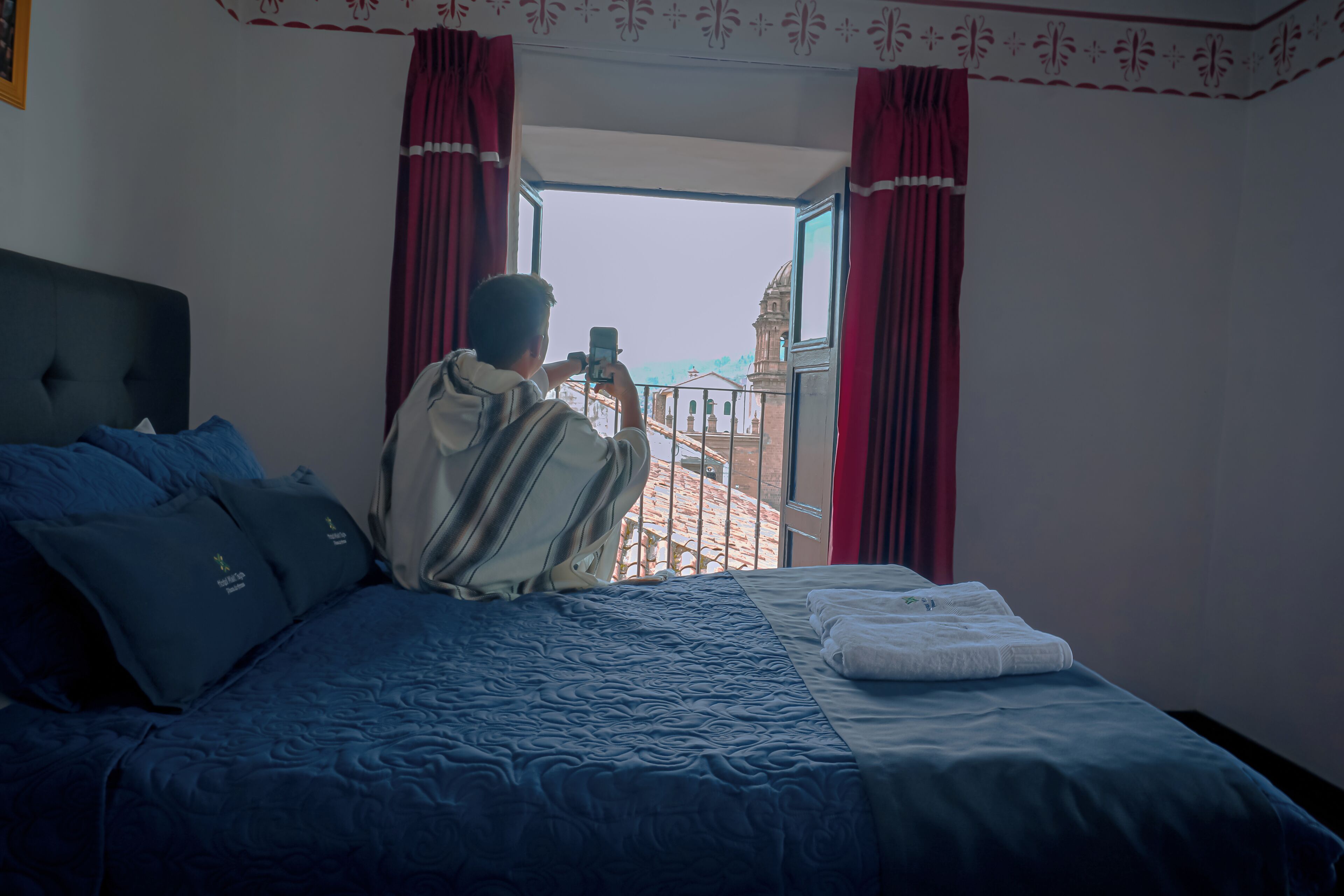 Double Room, City View | Iron/ironing board, free WiFi
