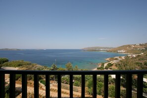 Property grounds - Kypri Villa, 4-bedroom seafront house in terrific Andros with cool AC (Andros)