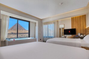 Superior Double Room, Mountain View | In-room safe, desk, blackout drapes, free WiFi - The Stay Pyramids Inn (Giza)