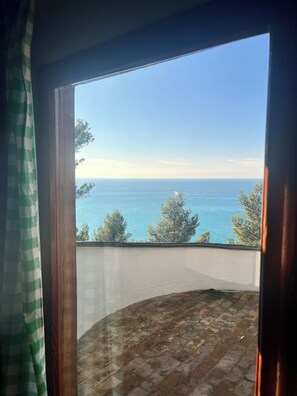 Family Double or Twin Room, Balcony, Sea View | View from room - B&B Al Cavalluccio Marino (Ameglia)