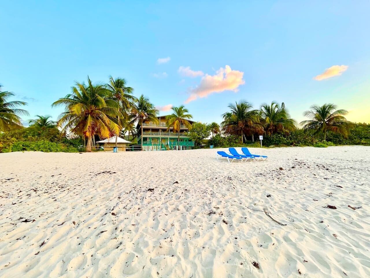Vlak bij het strand