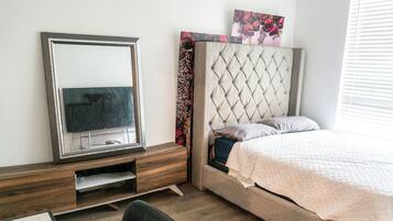 1 habitación, acceso a internet y ropa de cama