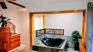 Bathroom - Jacuzzi Hot Tub in Main Bedroom! 1,000 Square Feet - Camp Fire - Kayaks & Bikes! (Angola)