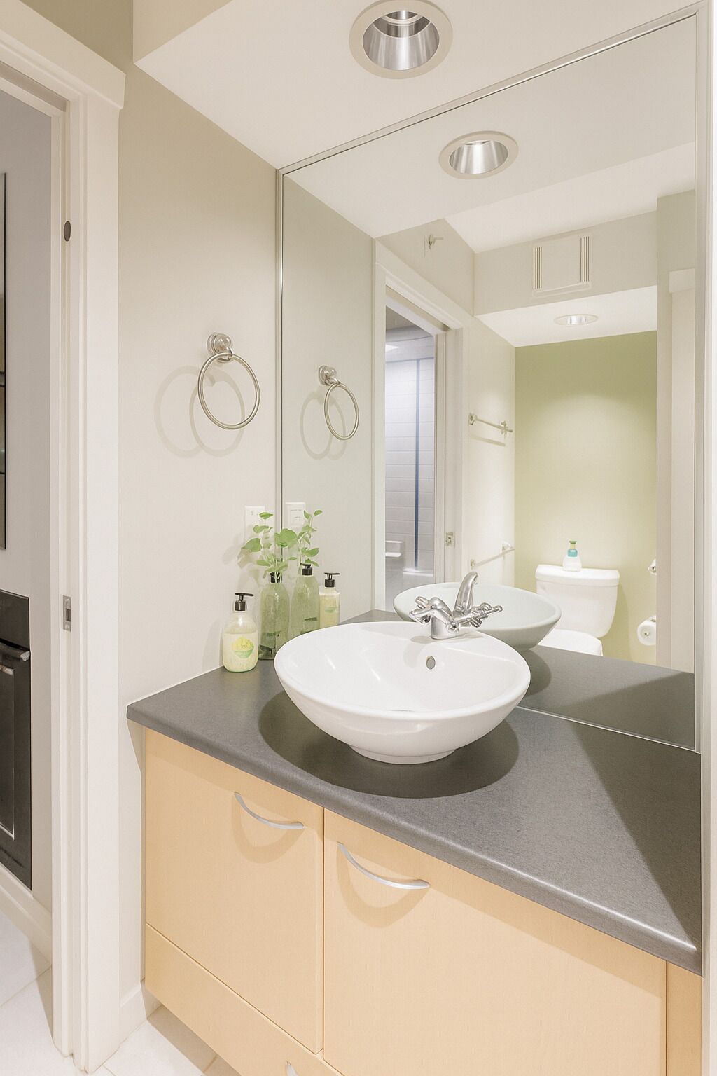 Towels, soap, toilet paper