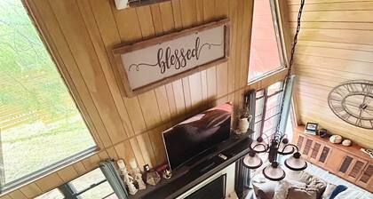 Cozy Lake Brownwood A-Frame Retreat, 2BR + Loft, Walk to Water