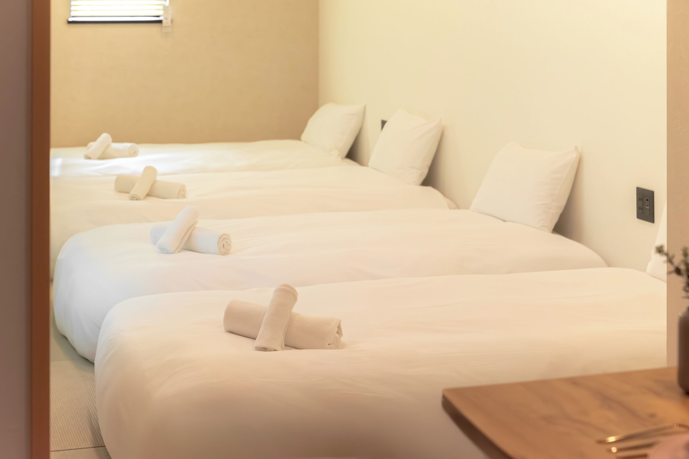 Wifi gratis y ropa de cama 