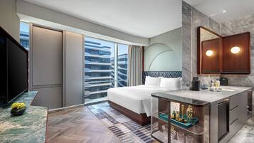 Habitación básica doble, vistas a la ciudad | Escritorio y wifi gratis
