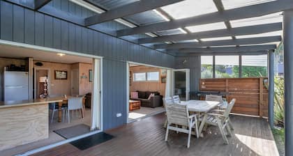 Laid-Back Kiwi Bach Steps from the Beach