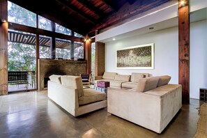 Family Cabin, Mountain View | Living area - Family Cabin next to the Forest Tapalpa (Tapalpa)