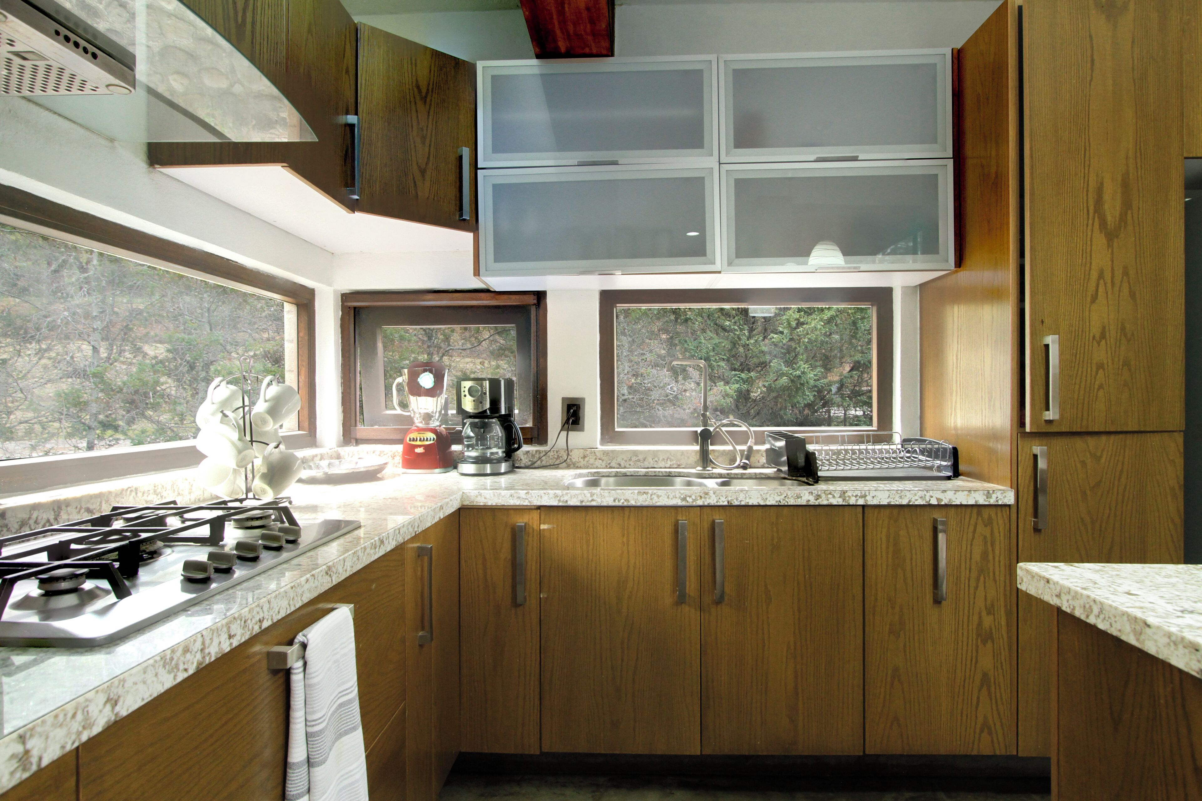 Family Cabin, Mountain View | Private kitchen