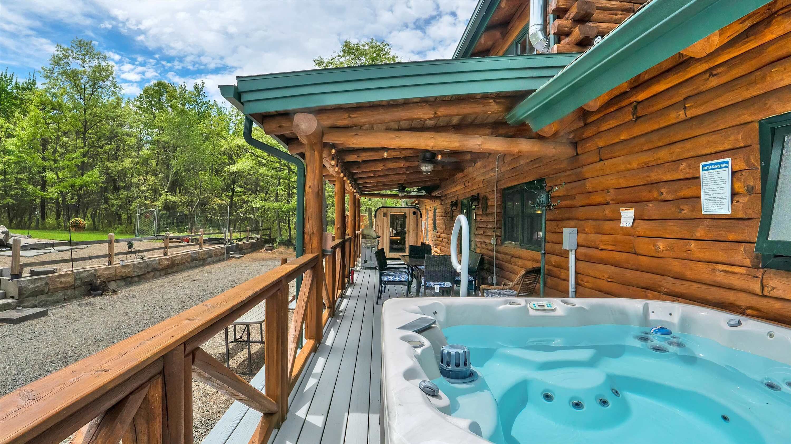 Baignoire à remous extérieure