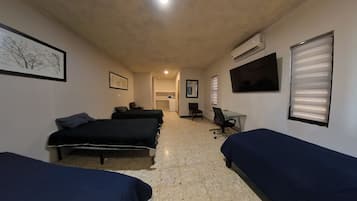 Desk, laptop workspace, free WiFi