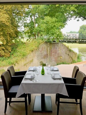 Terrace/patio - Weserhotel Schwager (Holzminden)