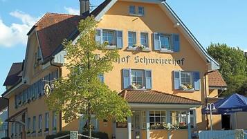 Blick von der Unterkunft