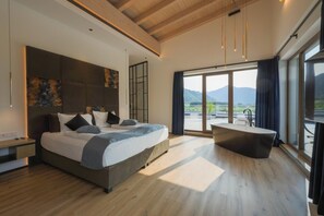 Uitzicht vanuit accommodatie