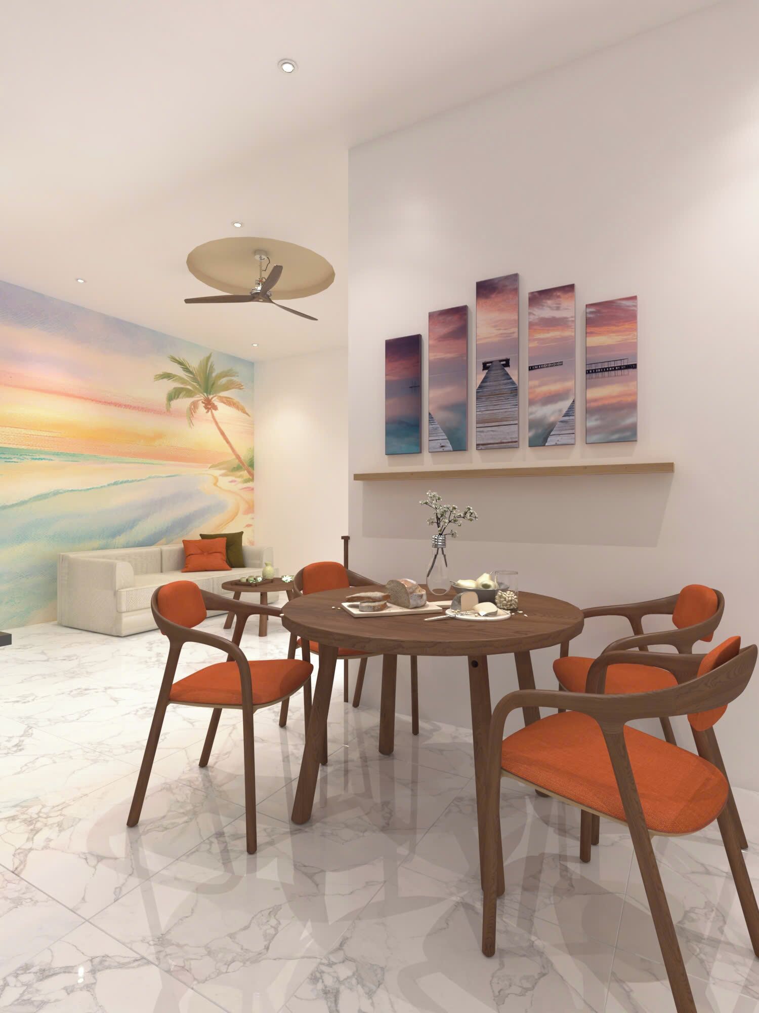 Family Room, Balcony | Dining