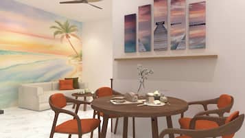 Family Room, Balcony | Dining
