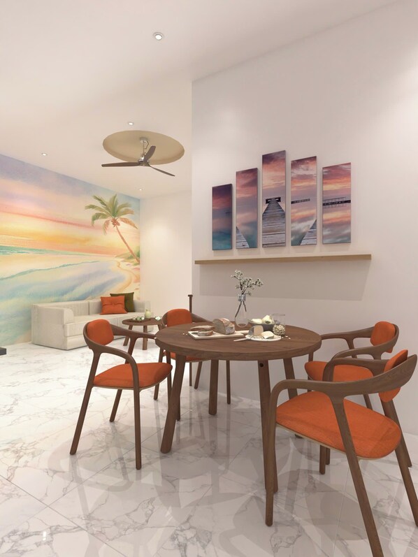 Family Room, Balcony | Dining - Dorm Beachside Hotel &Hostel By Haviland (Da Nang)