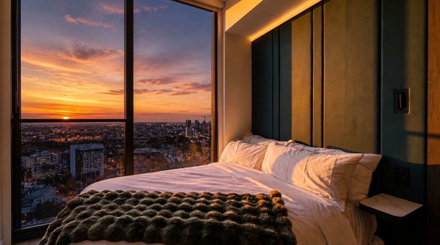 Superior Studio, 1 King Bed, City View | City view