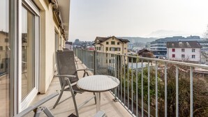 Blick von der Unterkunft