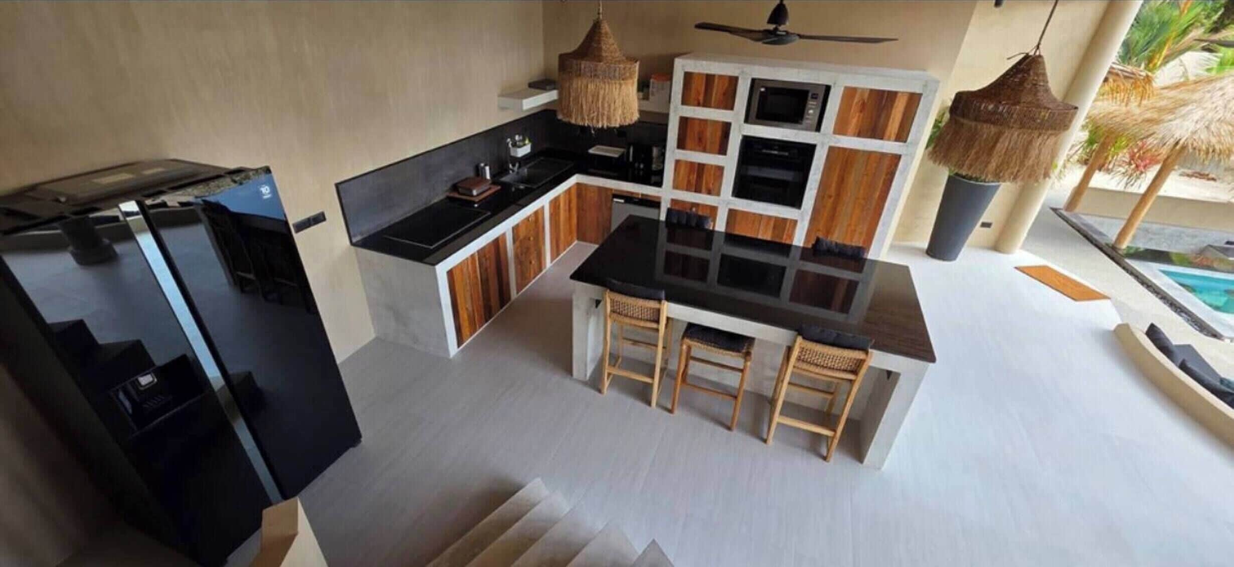 Vila, 3 quartos, para fumantes, varanda | Cozinha privada