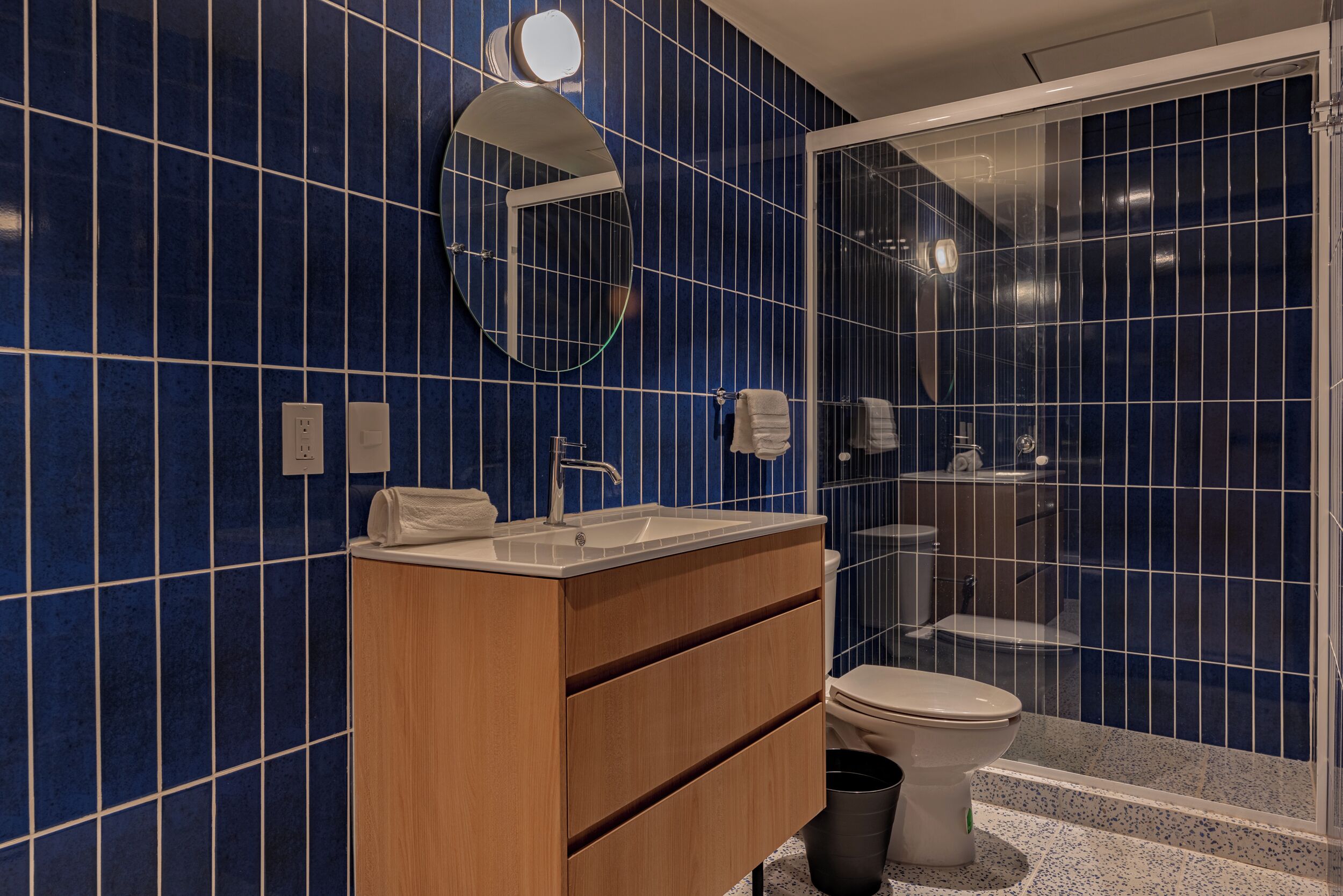 Departamento familiar | Baño | Amenidades de baño gratuitas, toallas, jabón, shampoo 