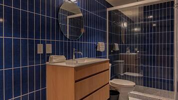 Departamento familiar | Baño | Amenidades de baño gratuitas, toallas, jabón, shampoo