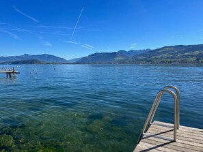 View from property - Rossli Hurden (Freienbach)