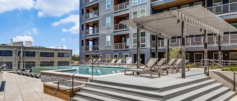 Seasonal outdoor pool