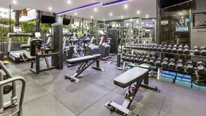 Fitness facility - Luxe 2 Bed Apt, Seconds to Beach & Minutes to City (Port Melbourne)