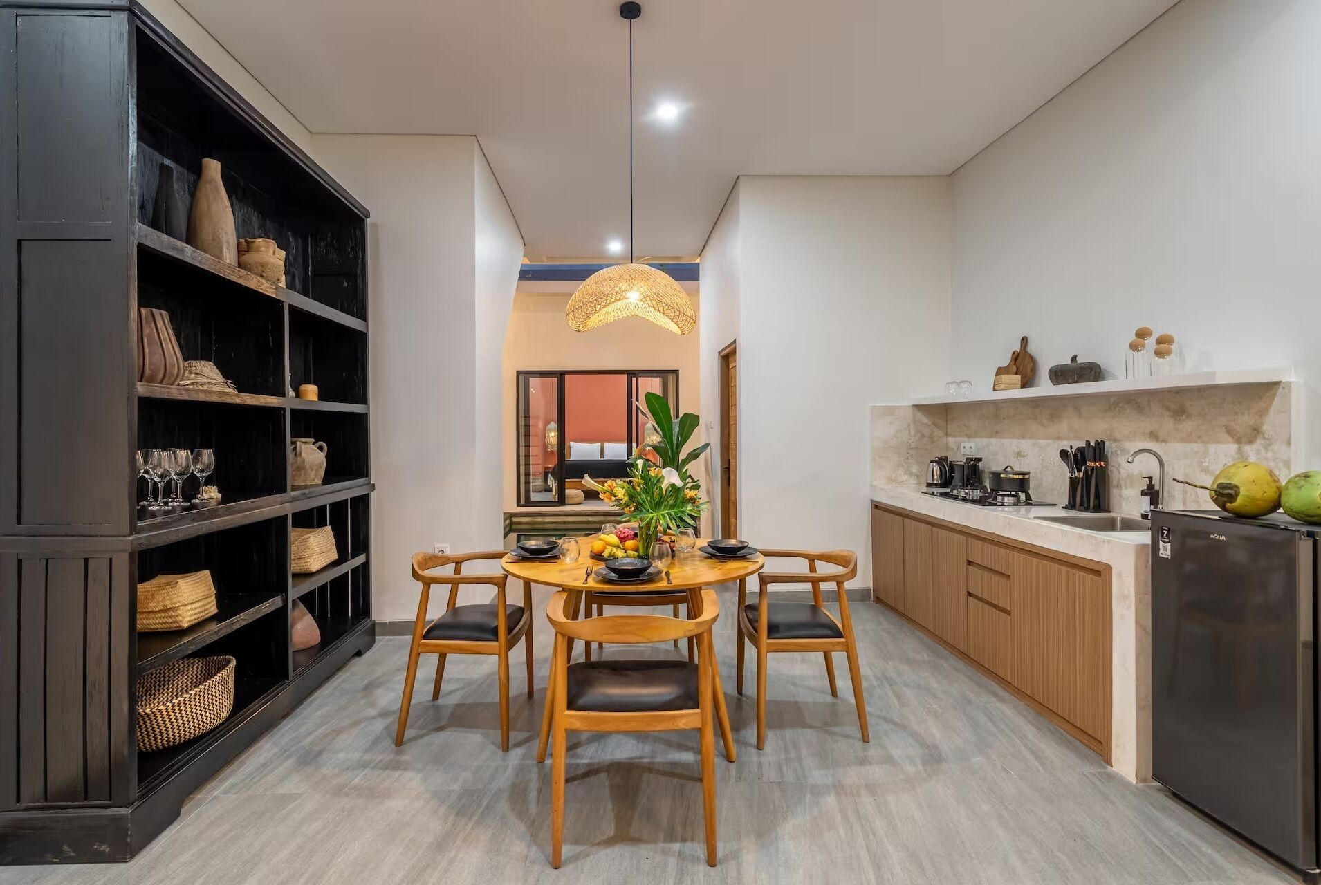 Villa – deluxe, 2 soverom, privat basseng | Spiseområde