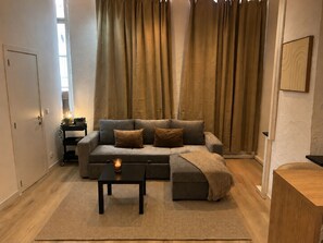 Basic Apartment | Living area - Cozy 1BR & Living Room Near City Center (Gent)