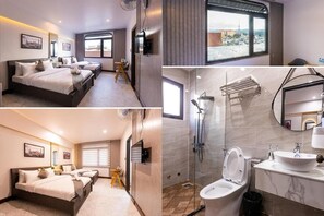 Deluxe Quadruple Room, Patio, City View | Bathroom - HT House (Cam Ly - da lat)