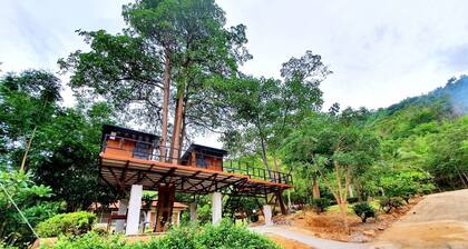 Mountain Front Hut For 2 Rare Birds, Bikes, nature