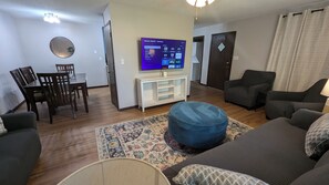 Smart TV, foosball, table tennis