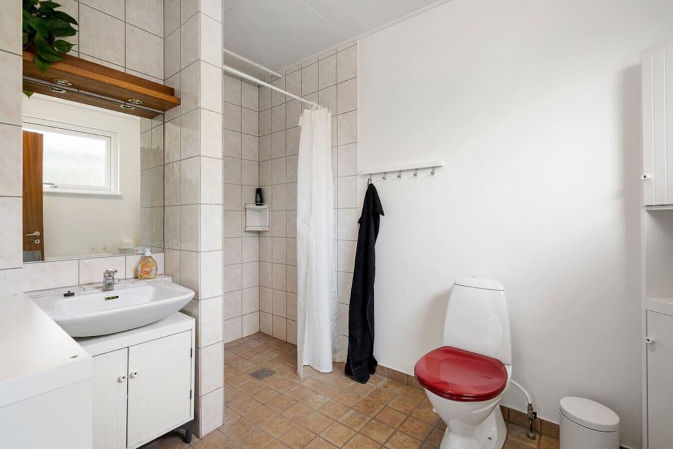 Douche, papier toilette