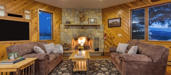 Sleeps 26 | Mountain Home | Pool + Hot Tub + Lake + Game Room + Sand Volleyball