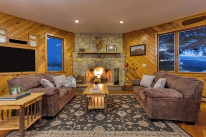 Sleeps 26 | Mountain Home | Pool + Hot Tub + Lake + Game Room + Sand Volleyball