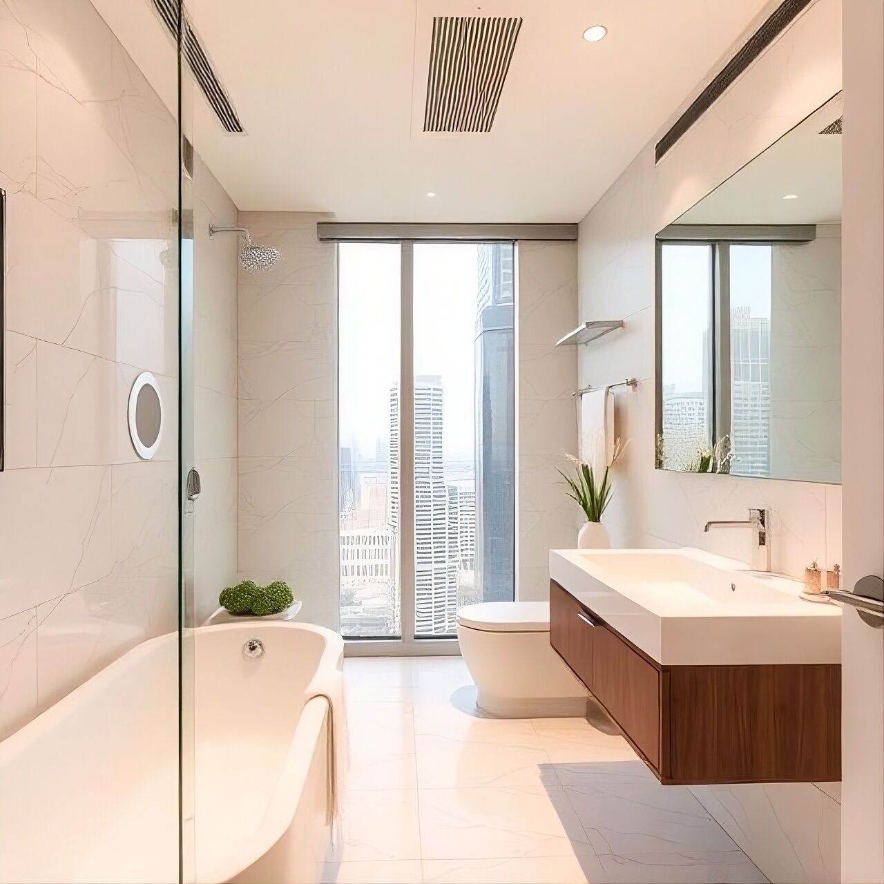 Apartment, 2 Bedrooms, City View | Bathroom