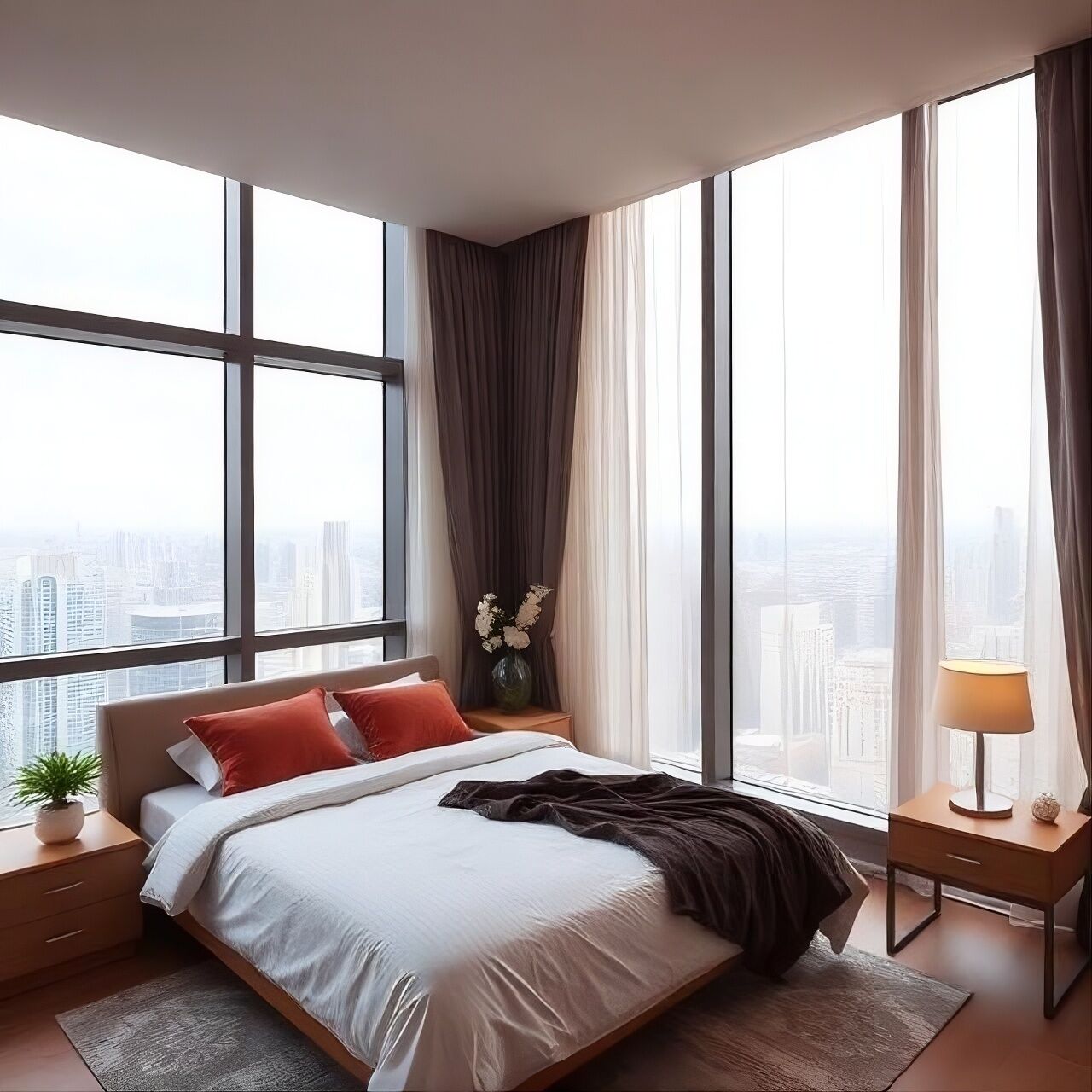 Apartment, 2 Bedrooms, City View