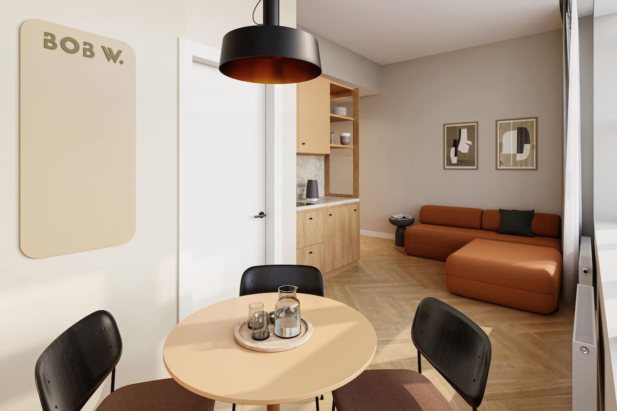 Superior Apartment | Desk, laptop workspace, iron/ironing board, free cribs/infant beds