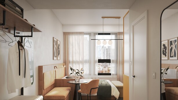 Superior Studio | Desk, laptop workspace, iron/ironing board (on request), cribs (free) - Bob W Dortmund Stadtmitte (Dortmund)