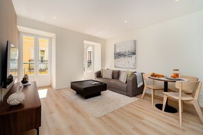 Living area - Boutique Flat Near Avenida da Liberdade & Rossio (Lisboa)