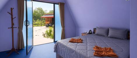 Chambre Standard double, balcon | Accès au Wi-Fi (inclus)