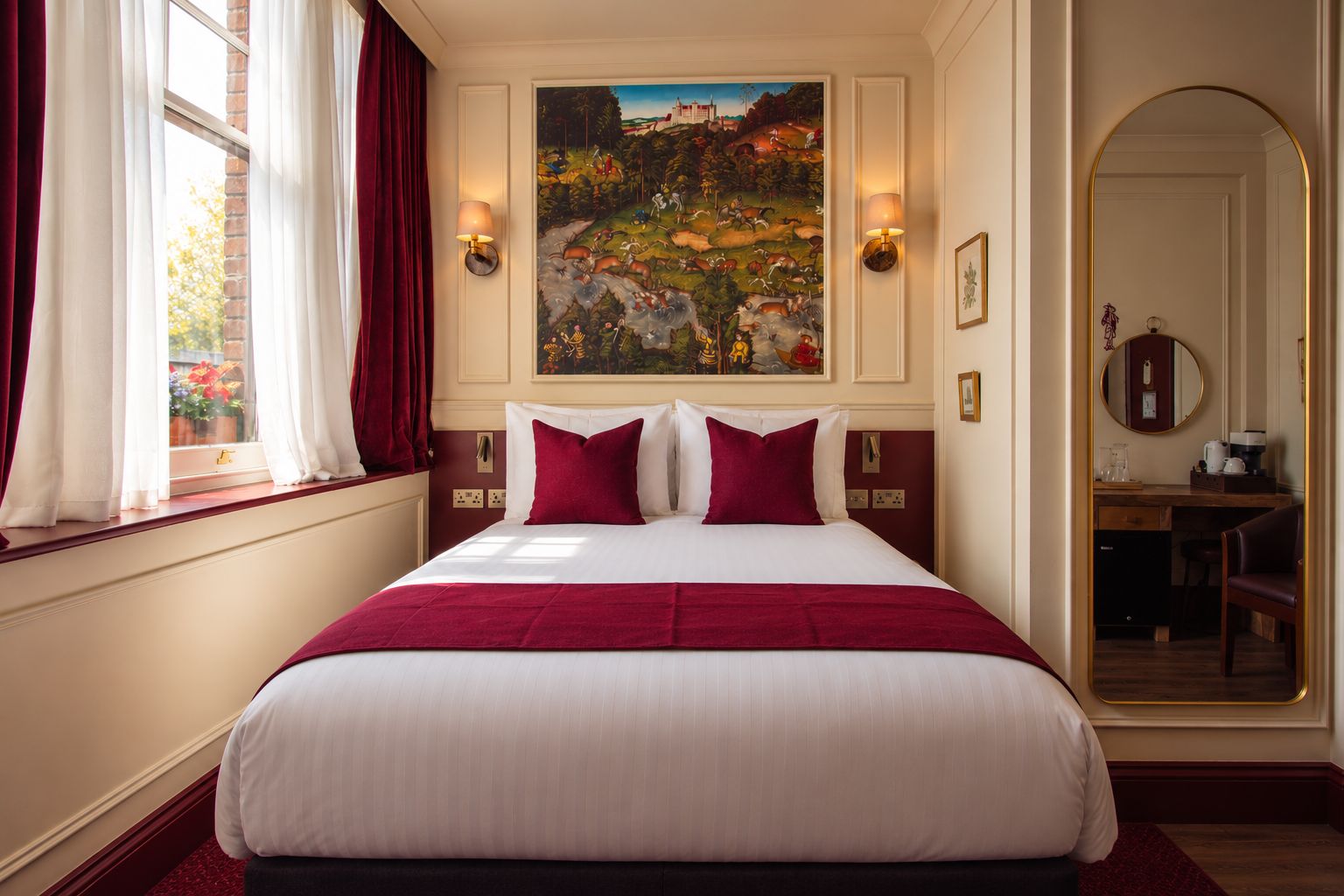 Classic Double Room | Minibar, desk, iron/ironing board (on request), WiFi (free)