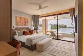 Room - Luxe 2-bedroom apartment with own pool and sea view (ตำบลเชิงทะเล)