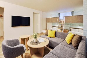Standard Suite | Living area | 50-inch flat-screen TV with digital channels - Radiant Inn Okayama Station West Exit (Kita-ku, Okayama-shi)