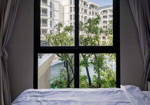Room - Cozy 2-bedroom apartment with large balcony walking distance to Bangtao Beach (Choeng Thale)